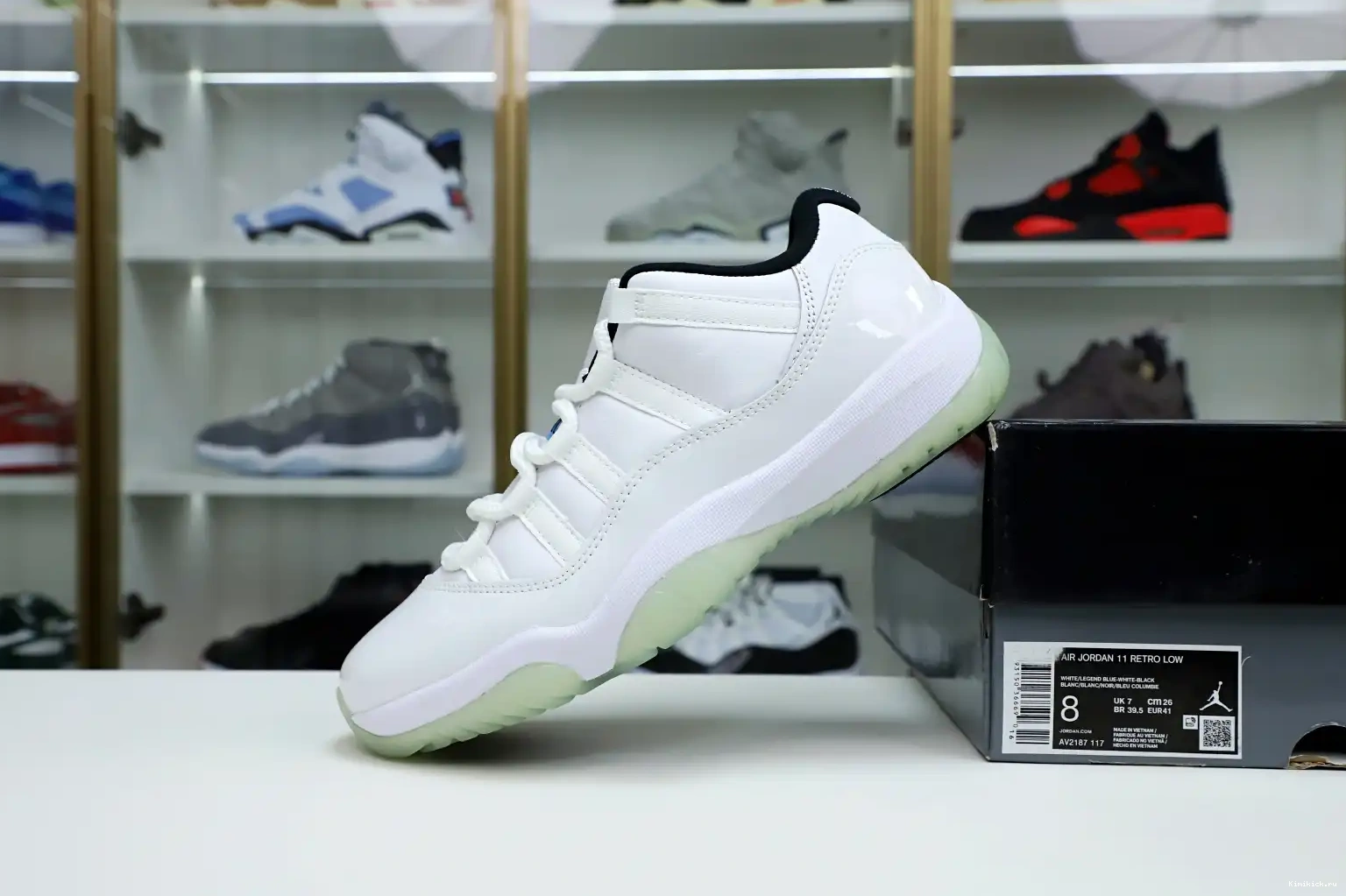 AIR JORDAN LOW LEGEND RETRO BLUE 11 Kimikick 0619